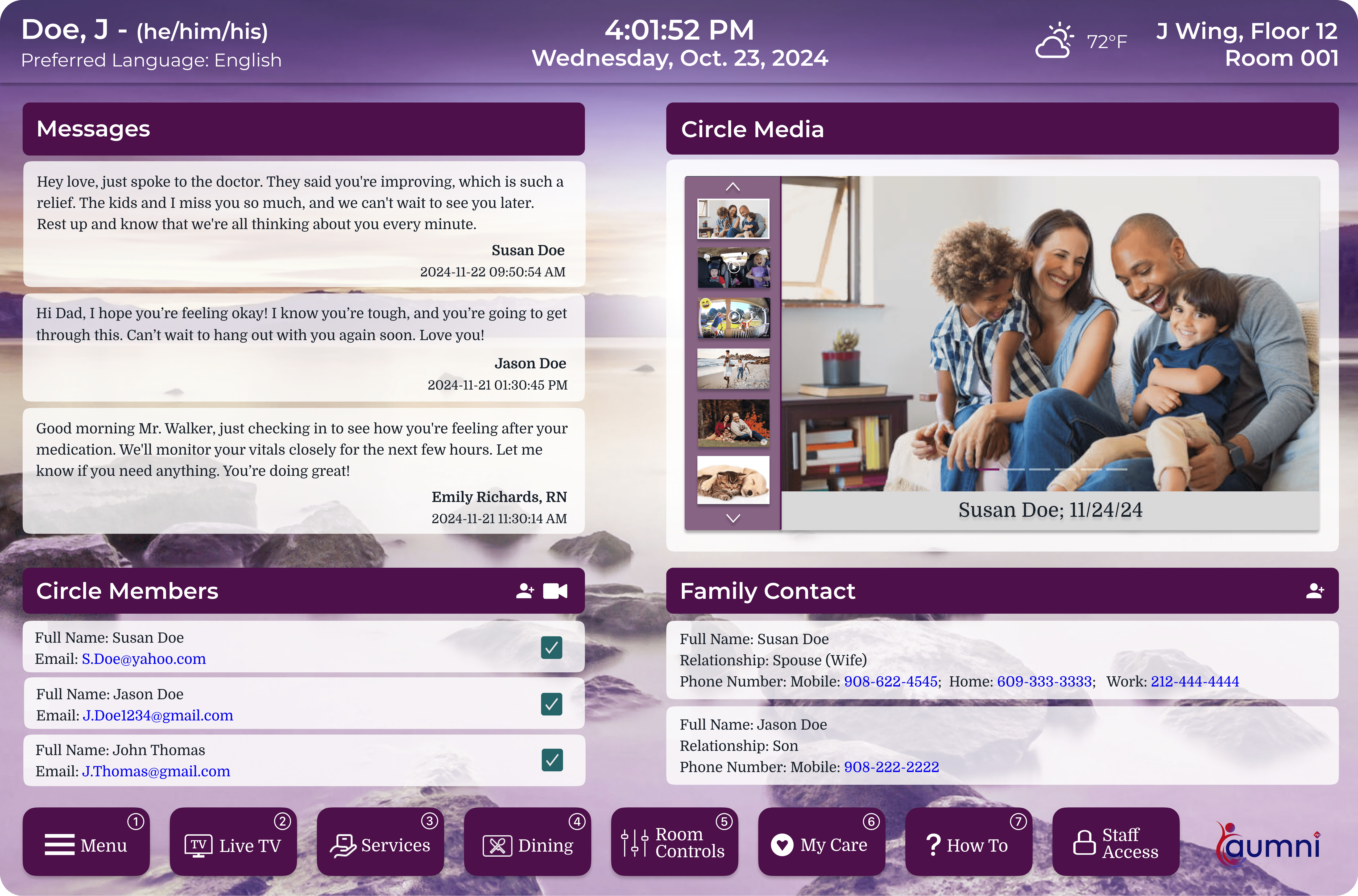 Care Circle Interface