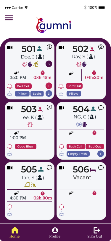 Aumni Circle App Interface